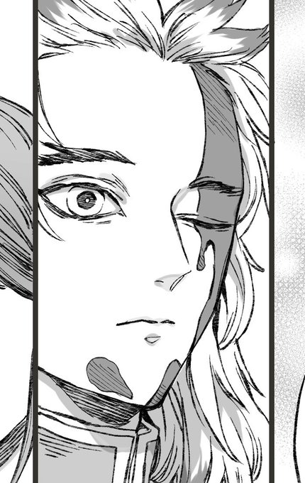 眉毛、生身の人を描いたので毛流れを意識してリアルに描いたつもりだけど男らしさが出ててイイな🙈💓ってたいそう気に入っております。 