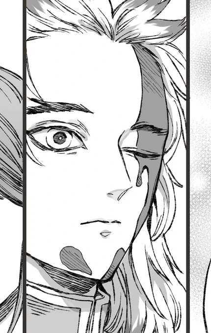 眉毛、生身の人を描いたので毛流れを意識してリアルに描いたつもりだけど男らしさが出ててイイな🙈💓ってたいそう気に入っております。 