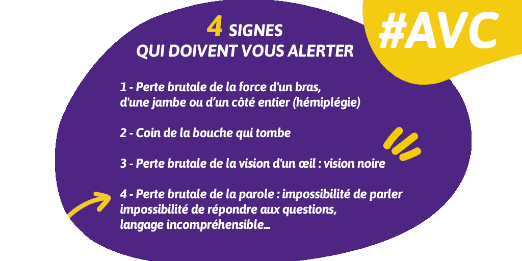 Interiale's tweet photo. #JournéeMondialeAVC | 📌 En cas d’#AVC chaque minute compte. Soyez attentif à ces symptômes si vous ou l’un de vos proches les ressent, il faut agir vite et prévenir les secours. #Prévention https://t.co/xUfkBTQAI2