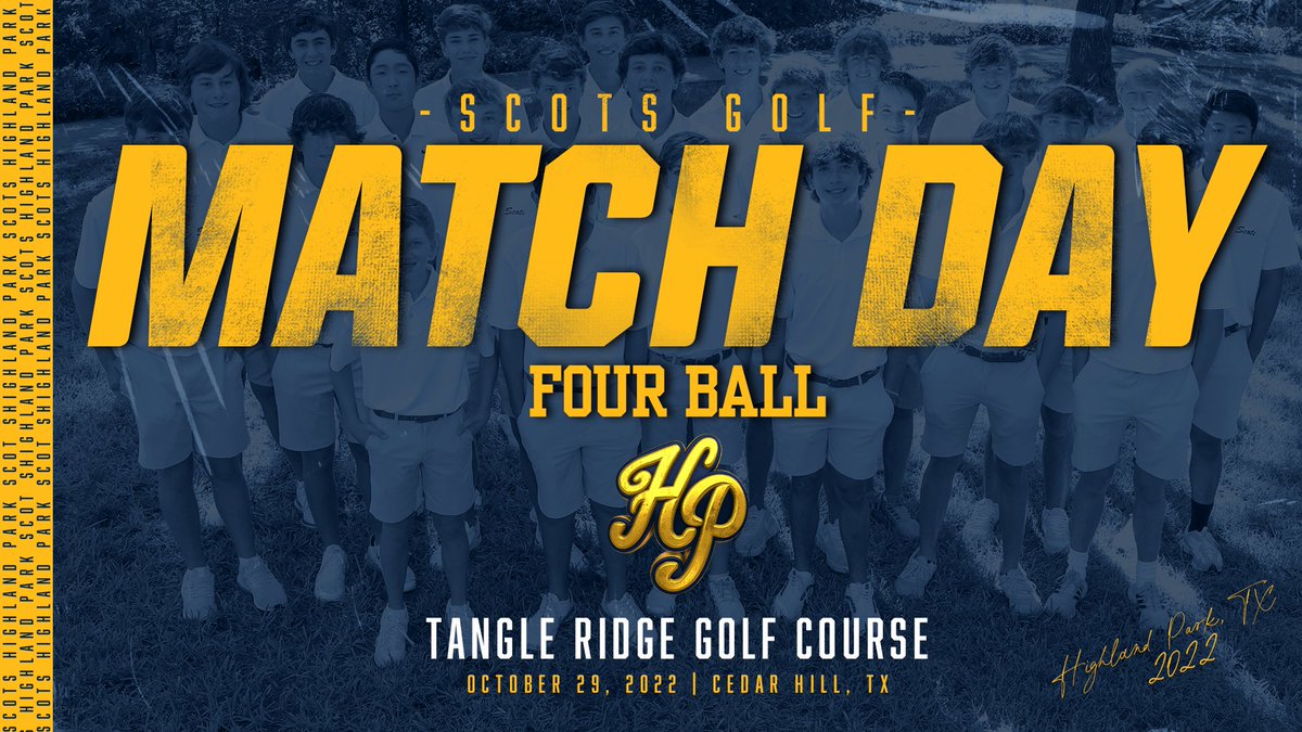 scotsathletics's tweet photo. IT'S MATCH DAY!! Good luck to the Scots Golf team today! #HPGolf⛳ @coachrodneywebb https://t.co/l9BhAI5LXa