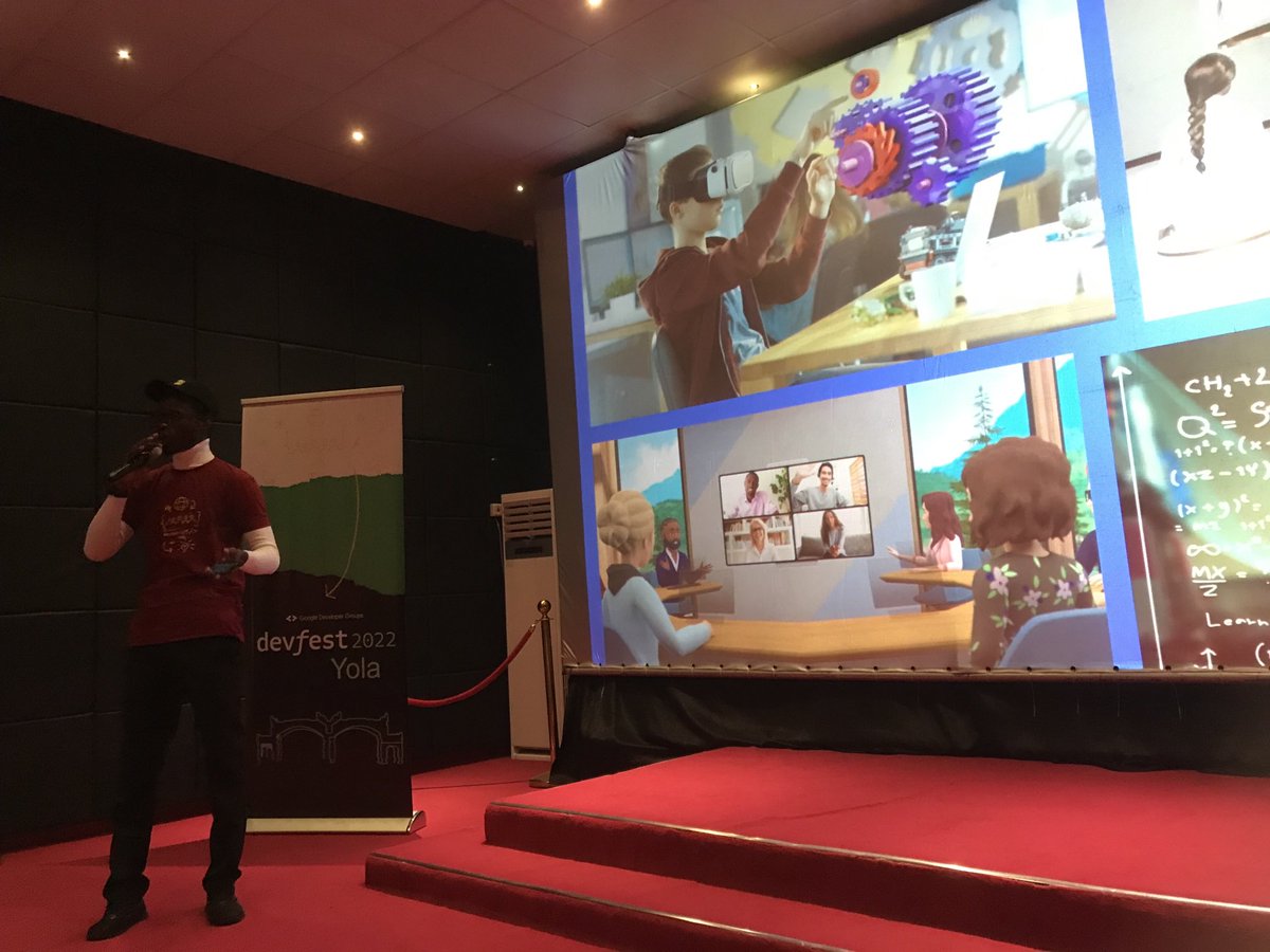 YusifBaita's tweet image. Meta verse🔥🔥🔥🔥Still on the matter @Phatergh @Nurain_Dev @sadeeq_ismaela @munnirjmt @TechieAbba @thisisCyberlord @gdgyola #devfstyola2022 #DevFest #metaverse #devfest  #gdgyola