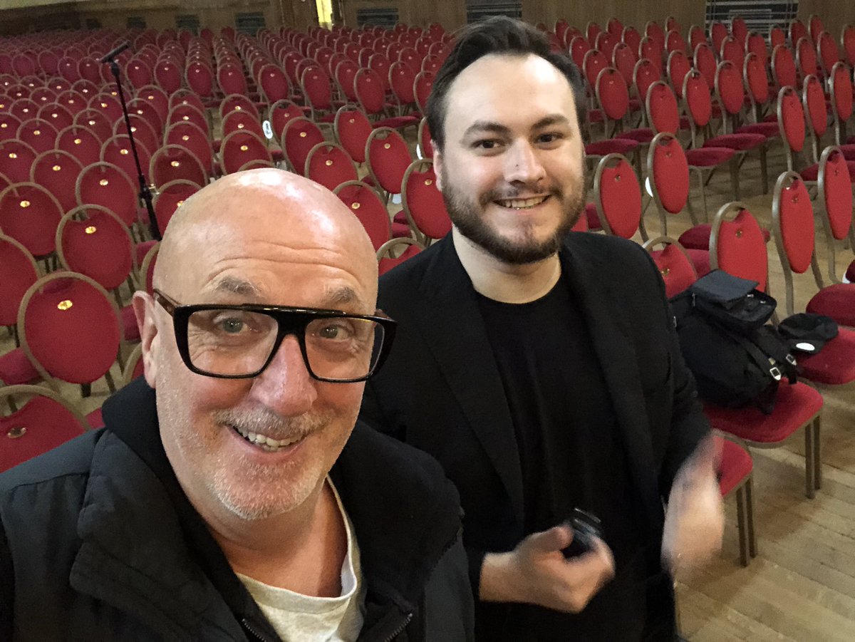 Working with <a href="/Dai_Griff_Pro/">DaiGriffProductions</a> at the <a href="/TheBrangwyn/">The Brangwyn</a>  He is older than his dad <a href="/agmproductions/">Andrew Griffiths</a> was when he started work experience with me!!!