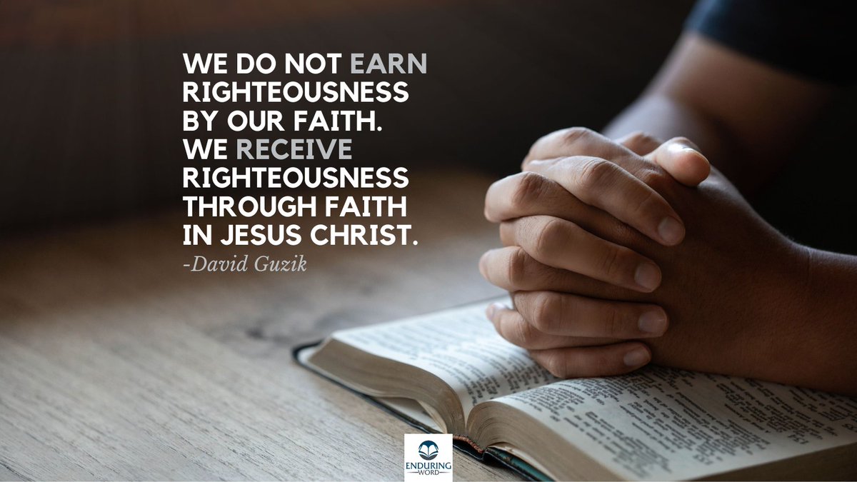 davidguzik's tweet photo. Romans 3:22a- The righteousness of God, through faith in Jesus Christ, to all and on all who believe. https://t.co/rWy8RqY7wF