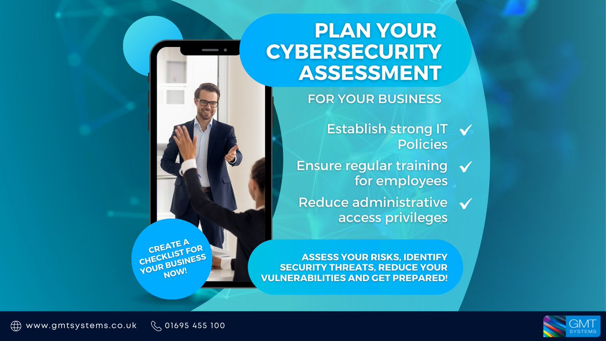 _GMTSystems's tweet photo. Here at GMT Systems we can help protect your business!
#cybersecurity #cyber #emails #infosec #security #gdpr #cybercrime #crime #malware #vulnerabilities #dataprotection #virus #ransomware #phishing #sophos #synchronizedsecurity #Encryption #MFA #2FA #Intrusion
A= 1972 https://t.co/3wkqiOjtg0