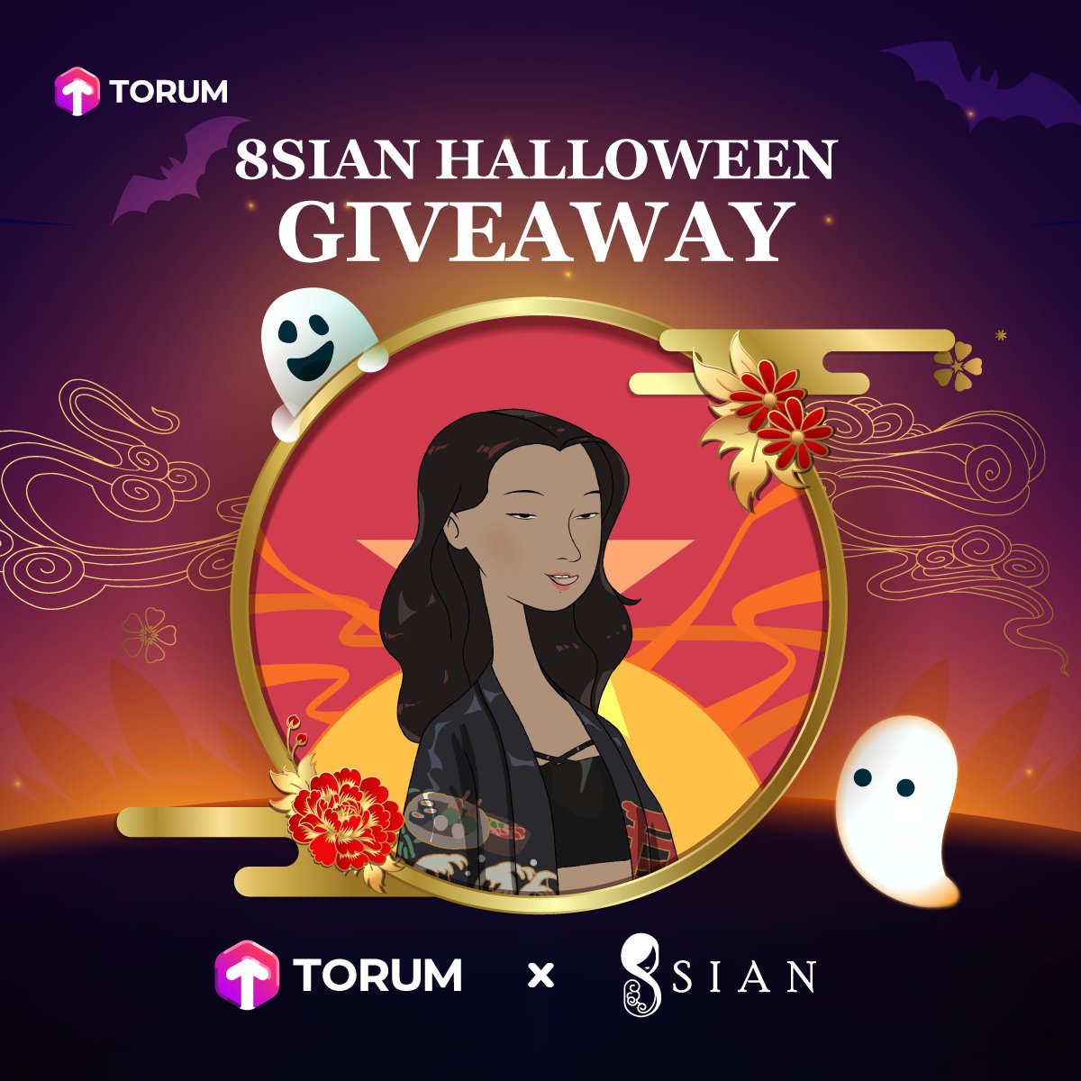torum_official's tweet image. No tricks just treat! This Halloween, we would like to give away 8SIAN #8614 to a lucky winner!

To join:
1. Follow @torum_official &amp;amp; @8sianNFT
2. Like &amp;amp; RT
3. Tag 3 friends with #TorumHalloweenTreat #8SIAN

Ends in 48 hours!
