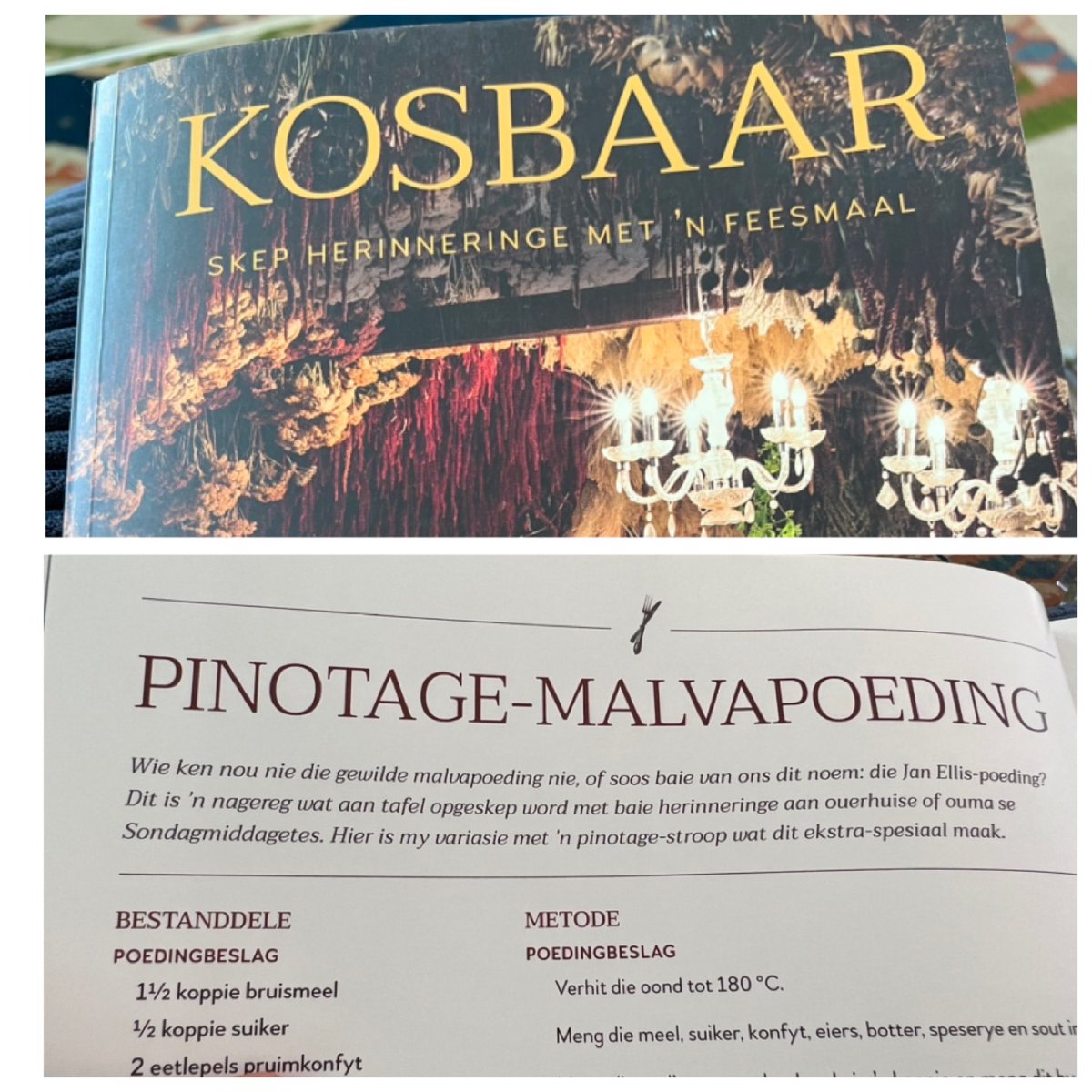 Pragtige boek van vriendin ⁦<a href="/ElmarieBerry/">Elmarie Berry 🌟🥂🌟</a>⁩ en soos ⁦<a href="/BeyersTruter/">Beyers Truter</a>⁩ sê:  elke dag is ⁦<a href="/PinotageSA/">Pinotage Association</a>⁩ dag! Uitstekend en welgedaan