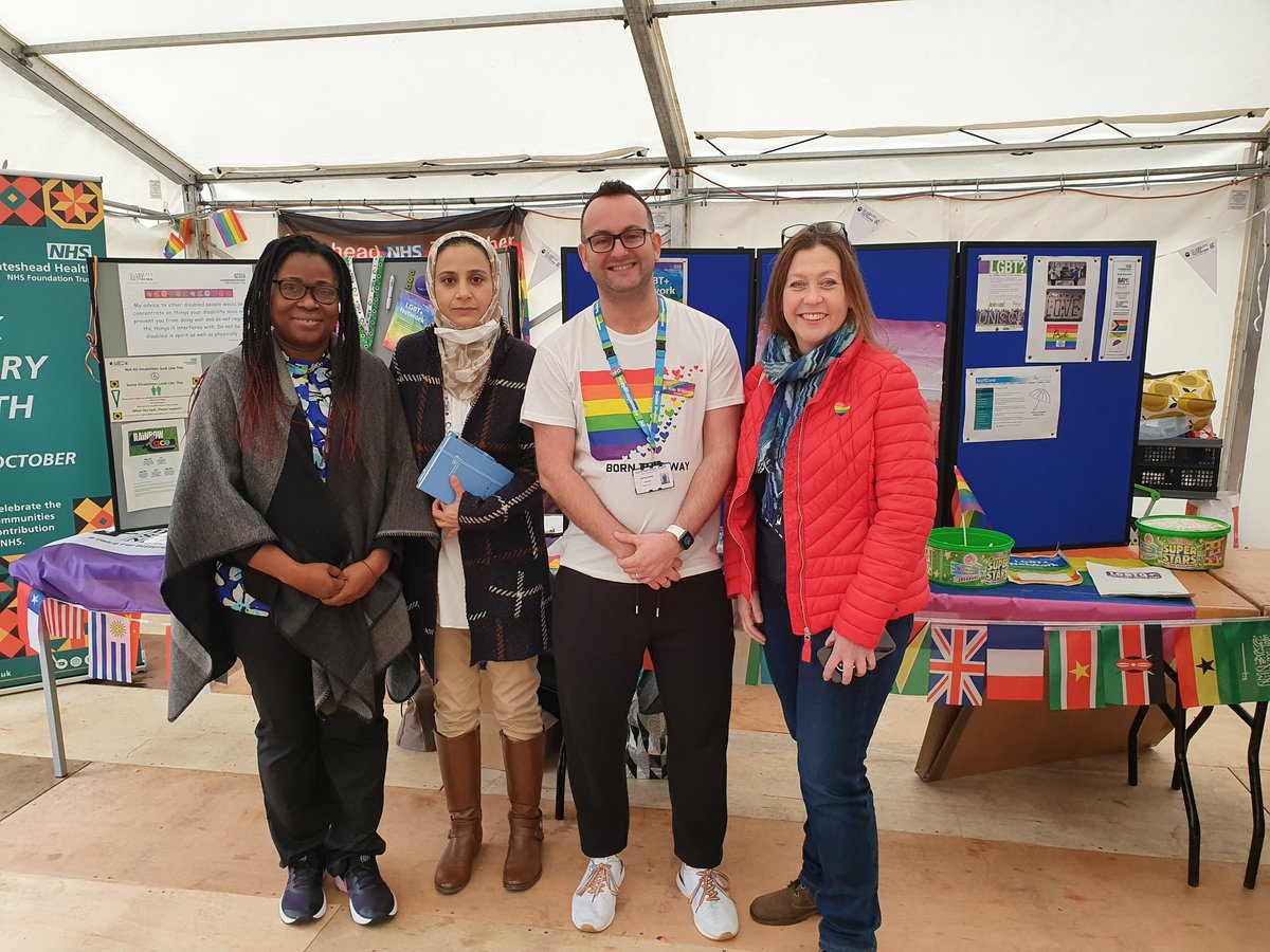 All set for the day 2 of @Gateshead_NHS @QeFacilities #OpenDay to welcome our staff and public. @ghnt_bame @ghntlgbt @CrichtonJones @HSaeed_786 @mikee3711 @samarcand