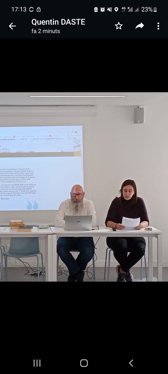albaarso's tweet photo. Ahir a la Universitat Paris 8 de Saint-Denis va tenir lloc el seminari sobre Joan Fuster amb motiu del seu centenari. Moltes gràcies als ponents i a l'organització per oferir-nos la possibilitat d'assistir als col·loquis! https://t.co/8693qa4csu