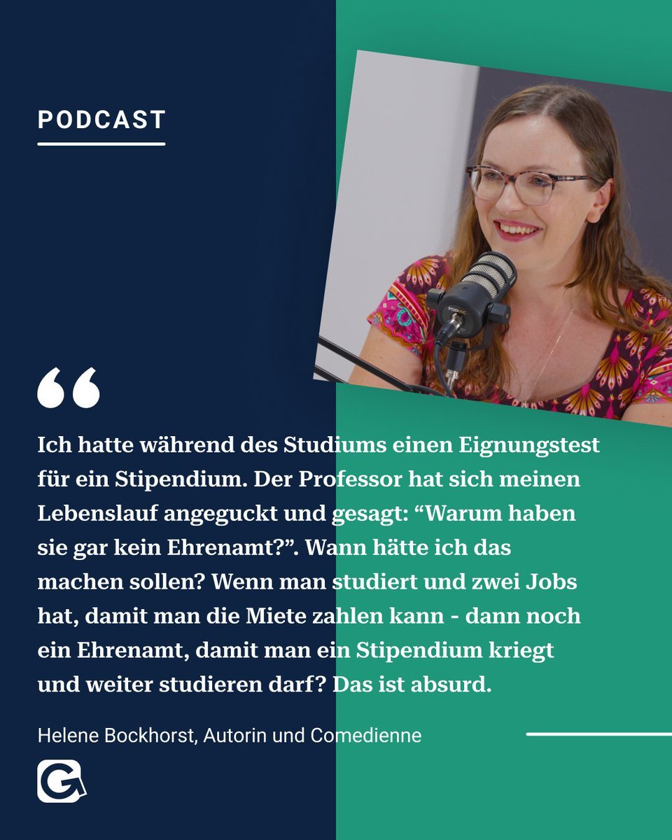 meinbge's tweet photo. Wir sagen, wie es ist: #Armut verhindert Bildungschancen! @helenebockhorst kennt diese Spirale aus ihrer ganz persönlichen Erfahrung, wie sie in der zweiten Folge unseres Podcasts „Steile Thesen - Klischees à la carte“ erzählt. Jetzt direkt reinhören ➡️ https://t.co/1SmGhpsg7K https://t.co/ITxYfjKzXw