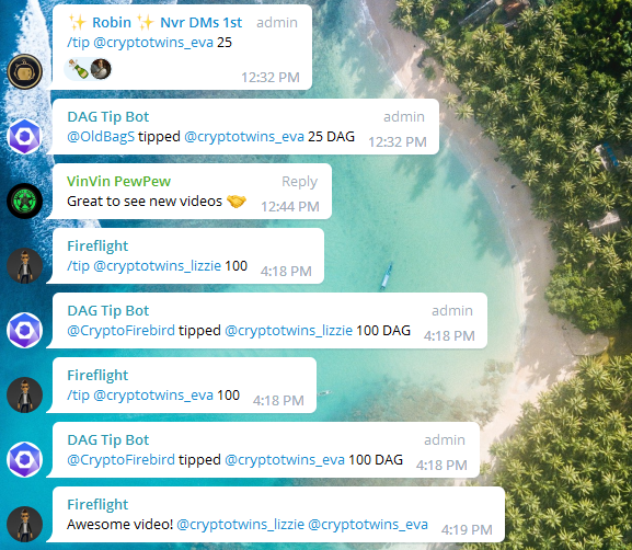 hgtp_ping's tweet photo. $DAG has the most generous and awesome community!
lots of talented individuals that contribute to the community
Good jobs @CryptoTwins_Eva @CryptoTwins_Liz
for creating such an amazing video for the community
https://t.co/ae6QVLVRyV
#Bestcommunityincrypto
#HGTP is inevitable https://t.co/XXsqGy4Wfw