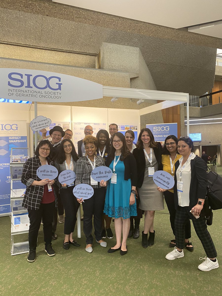 The North American crew at #siog2022 #geriheme #gerionc @myCARG @SIOGorg Geneva.. looking forward to Valencia in 2023!