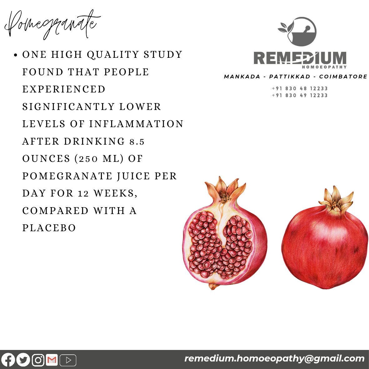 RemediumH's tweet photo. #pomegranate 
@RemediumH

#healthtips #health #healthylife #homoeopathy #homoeopathyforall #homoeo #homoeopathic #medicine #medical #homoeopathicmedicine
#fruits #fruitsnutrients #nutririonalvalue #nutrition https://t.co/AtP3DNAW3T