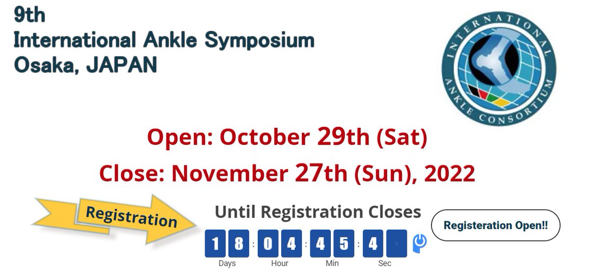 You can register for IAS 2022 until November 17th and access through November 27th📍 If you haven't registered yet, don't miss this opportunity!
ias2022japan.com/registration
