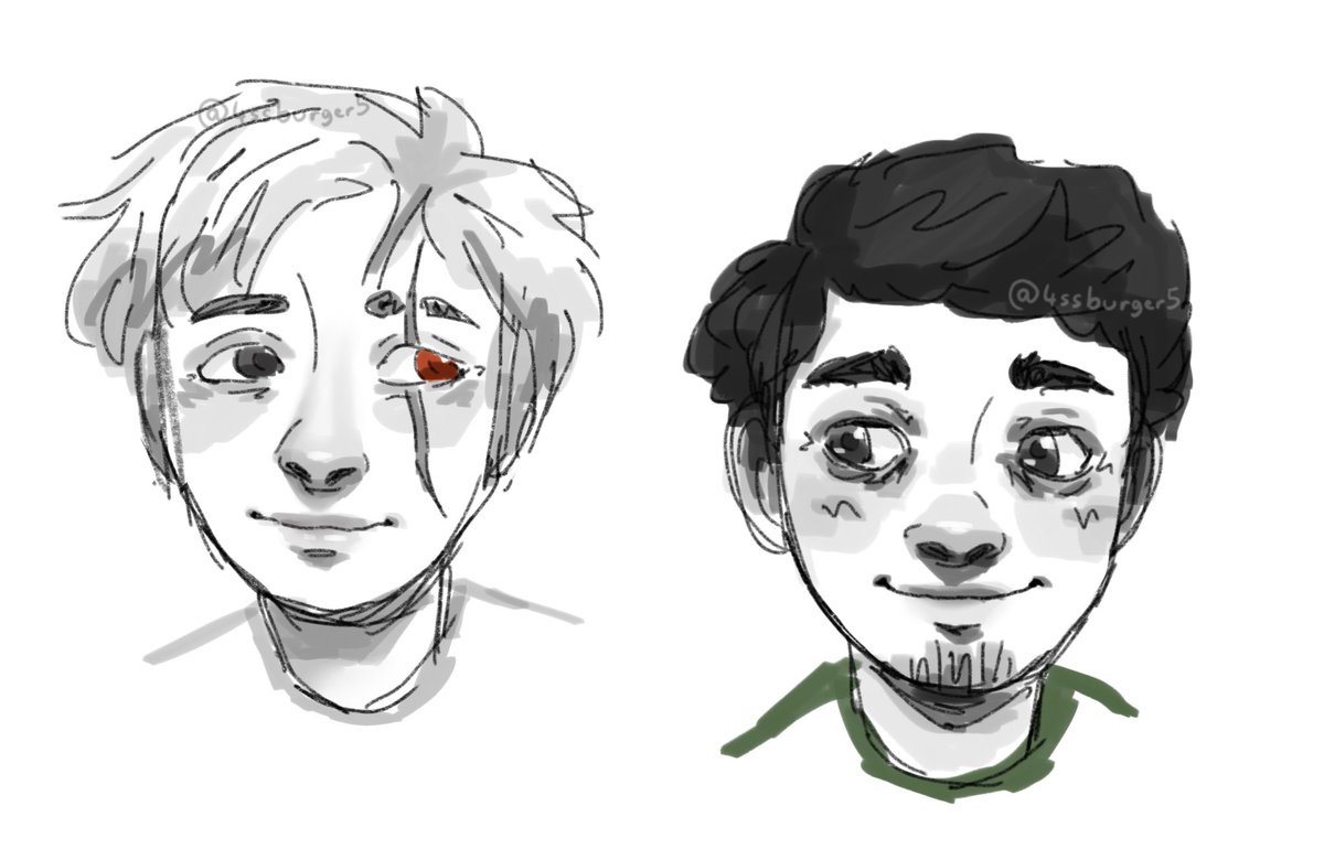 LEOinCaps's tweet photo. etho and bdubs doodle but without accessories😱 https://t.co/YHdqw2hQJB