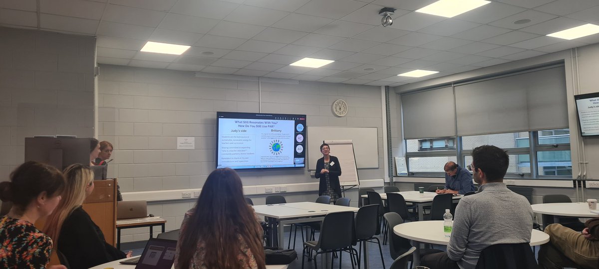 Participatory action research in education. Dr Judy Sharkey and Brittany Sylvain expanding concepts of education and participation at #CARN2022 <a href="/CARN_Intl/">CARN</a> <a href="/NCIRL/">National College of Ireland</a> <a href="/ELI_Docklands/">Early Learning Initiative</a> <a href="/UofNH/">University of New Hampshire</a>