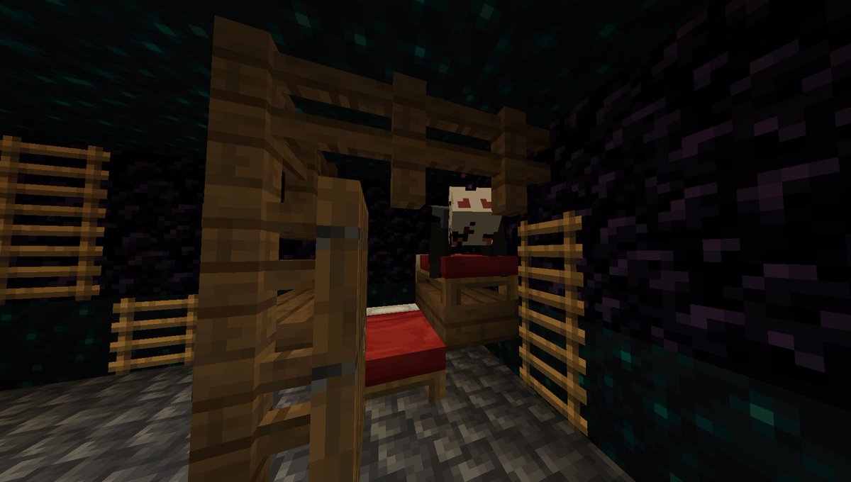 SpaceCraft_SMP's tweet photo. A spooky slumber party on the #SpaceCraftSMP https://t.co/OeCucpKeLe