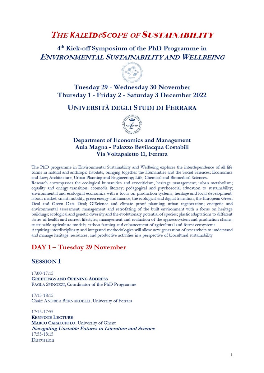 MSousaOliveira's tweet photo. 🧵
So excited to share w u the prgm for #GreenUtopiaNow! A TRANSDISCIPLINARY SYMPOSIUM ON HOW TO DEAL WITH THE CLIMATE CRISIS on Wednesday 30 November!
🫶🌏💪
Can we join forces with the sciences and humanities to deal with the climate and environmental crises?!🌍🚩🚩
1/n https://t.co/MdfmlE2PpE