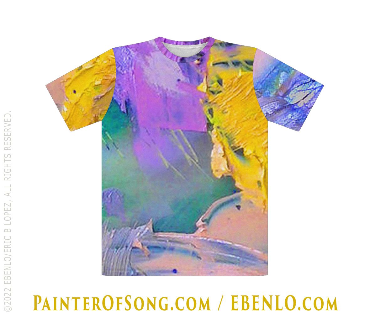 EBENLOpromo's tweet image. ALWAYS HAVE SOMETHING AWESOME TO WEAR WITH THIS T-SHIRT, "HAPPY DAYS ARE HERE AGAIN" BY EBENLO, PAINTEROFSONG.com bit.ly/3efJzQe #DEN #ORD #indy #art #artist #artista #oilpainter #paintings  #nfts #art #tshirt #tshirts #love #awesome #amazing