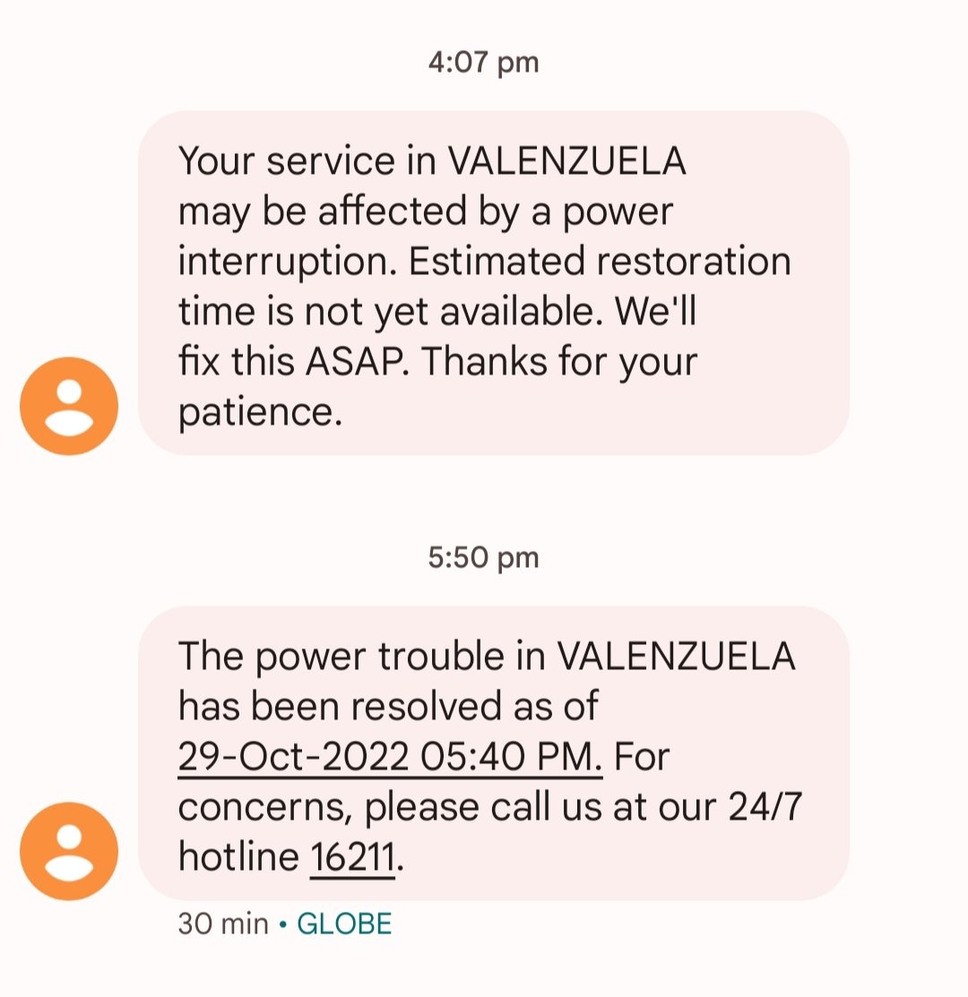 kayenamper's tweet photo. @meralco as of 6:23pm, wala pa rin po kami kuryente dito sa Tandang Manang Street, Parada, Valenzuela City. Salamat po... https://t.co/WGlfgDh3OC