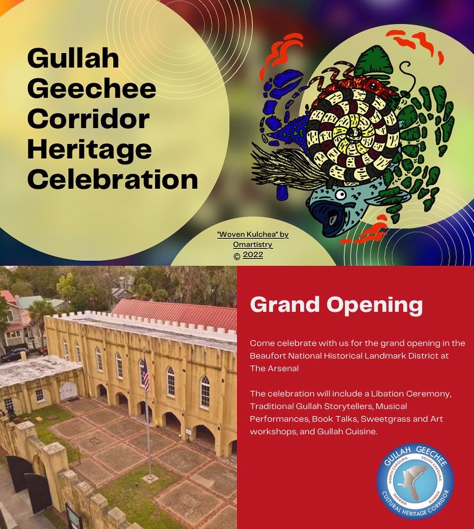 EbonyT_PhD's tweet photo. Excited to be invited to this wonderful celebration! And to be featured alongside Ron Daise. Many thanks to the ancestors; your guiding light is my strength! @GisforGullah #Gullah #geechee https://t.co/7OooWOXEAq