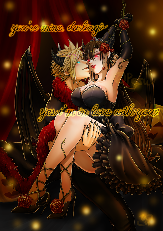 pesuv's tweet photo. #HalloweenFF72022
#Cloti
#Clotiween22
タグお借りします
最終日だけ参加させて下さい~
Day5:Free Day!
クラティは魔王です
魔王と魔王の花嫁です
二人はあんまり悪役的な顔はしなさそうだったのであえて…🤭💕
天使なデンマリナナキは魔王の反動でかわいいのが描きたくてw https://t.co/AKdfA7r18y