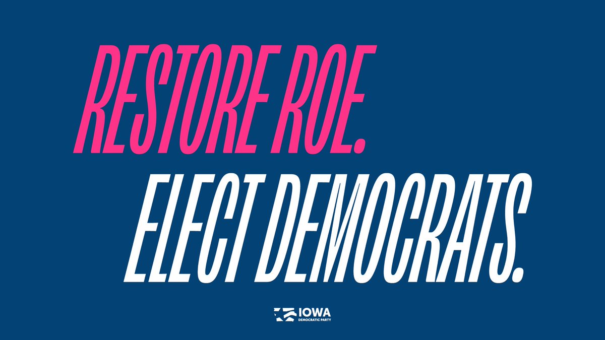 PatForIowa's tweet photo. Reproductive Freedom is about personal liberty! #RestoreRoe https://t.co/8ShbTQGje5
