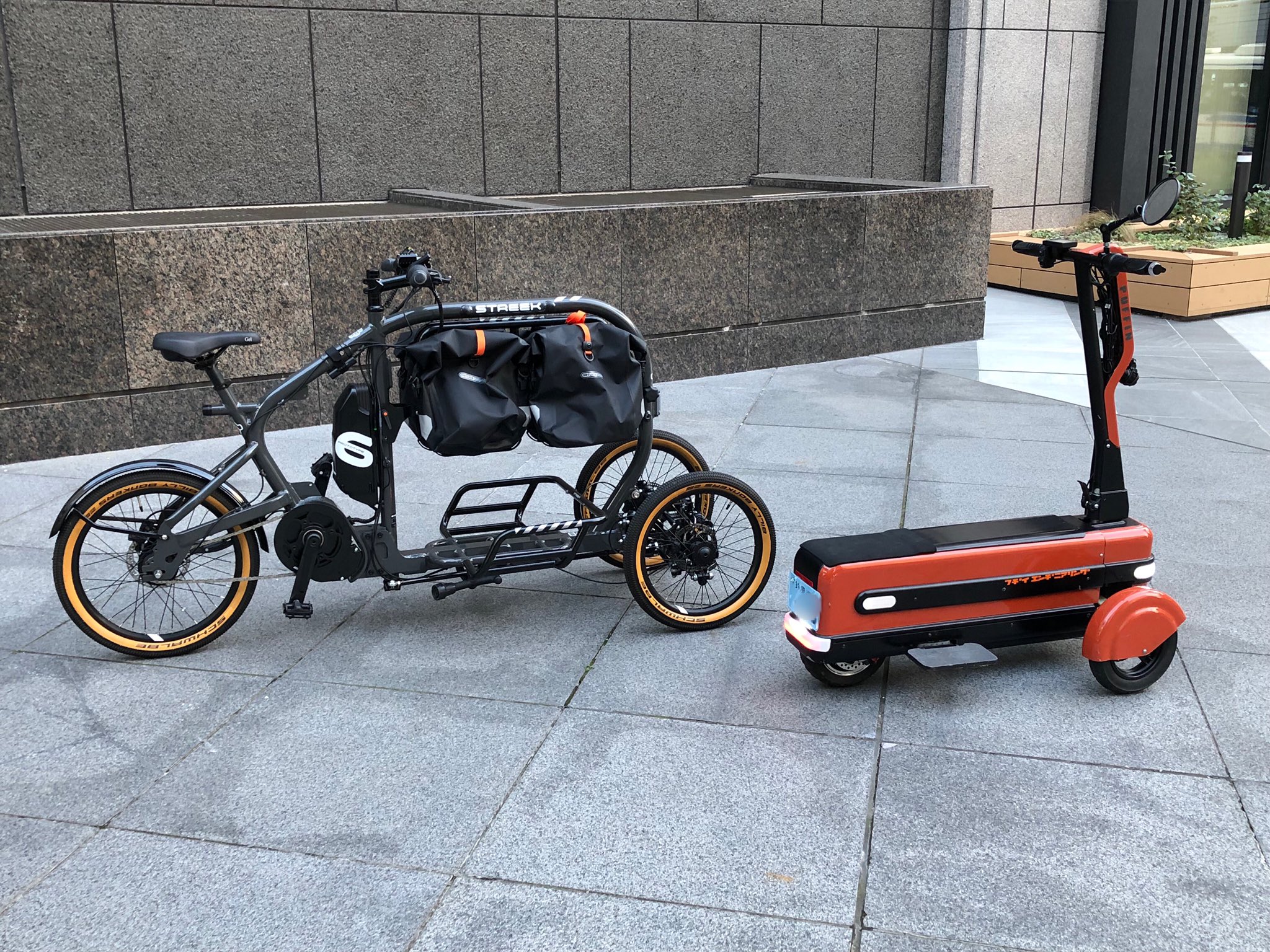 カーゴバイク 移動販売 三輪車 カーゴ自転車 引き取り限定