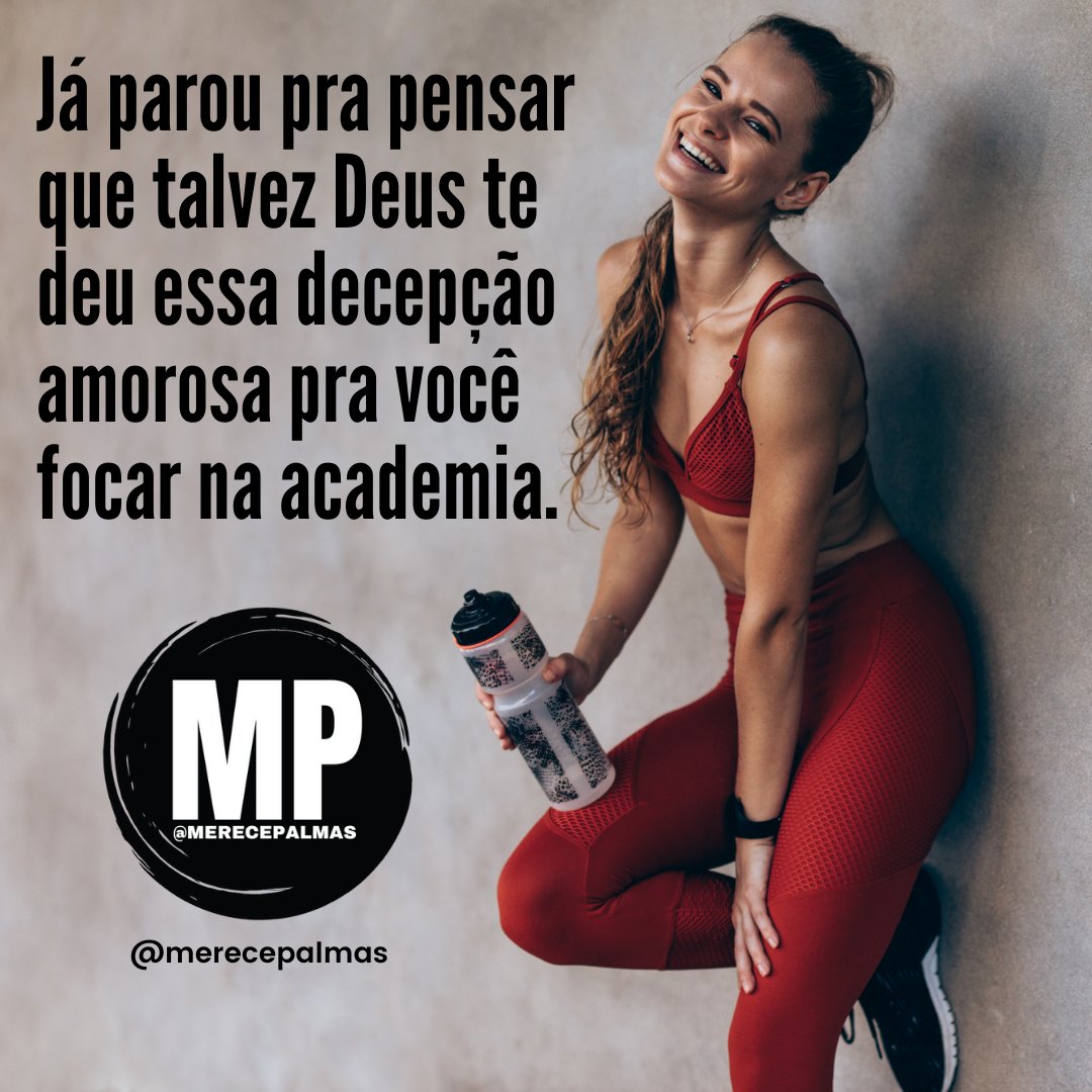 merecepalmas's tweet photo. Já parou pra pensar que talvez Deus te deu essa decepção amorosa pra você focar na academia.

#meme
#memes
#memesbr
#memesbrasil
#memesbrasileiros
#frases
#merecepalmas
#pensamentos
#inspiracao
#reflexao
#academia
#malhacao
#exercicio
#foco
#dieta
#risos
#decepcao
#regime https://t.co/lyCi9kK2Gk