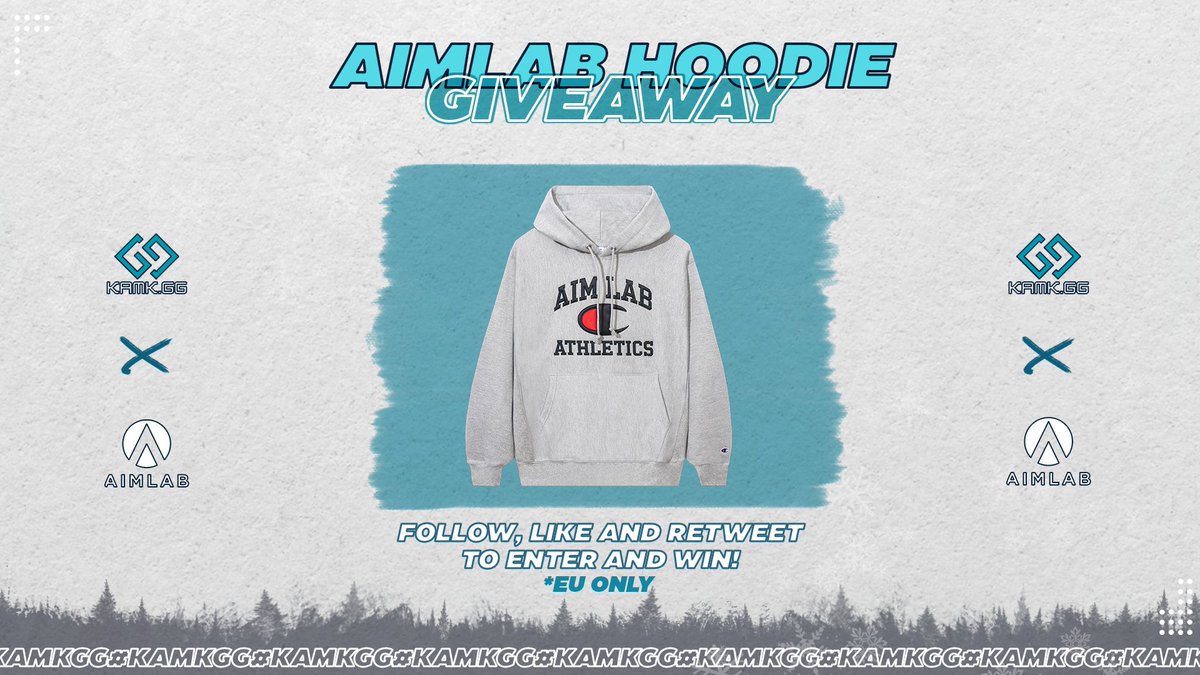 kamk_gg's tweet photo. Want to win yourself an @aimlab x @ChampionUSA hoodie in honor of the #AimLabFrostbiteSeries Qualifiers?! Follow these steps:
1. Follow @kamk_gg and @aimlab on Twitter
2. Like and retweet THIS message
*Giveaway is for EU residents only 🇪🇺 https://t.co/l4t79WHBDD