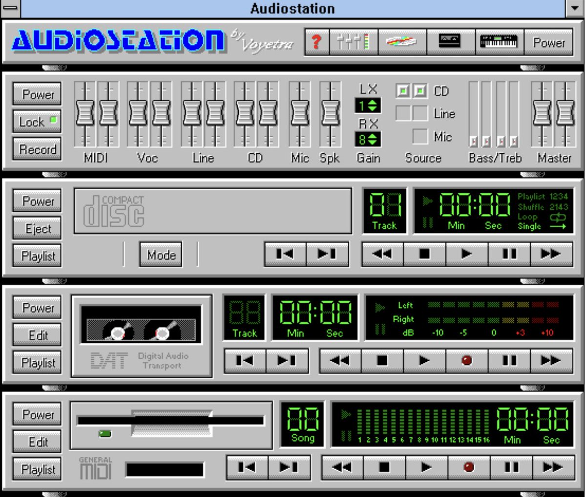 Lord_Arse's tweet photo. Voyetra Audiostation. https://t.co/mWEc6SaUEE