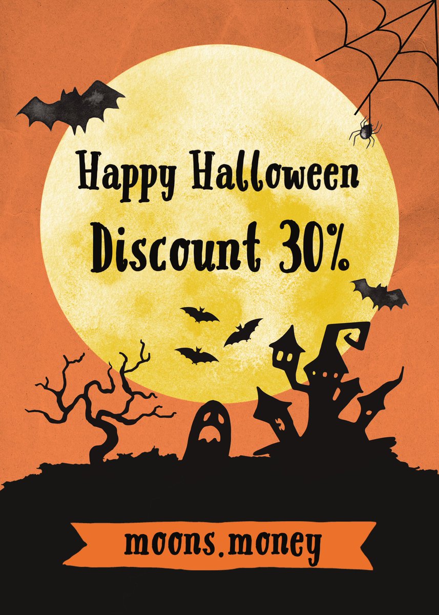 moonweb3id's tweet photo. 🎃Get ready for the #Halloween💀

🎃30% off: https://t.co/alUHM73enf (.moon .glmr .movr .boba)

🎃30 domains for 30 lucky winners💀complete all tasks👇👇

👻Follow @moonweb3id 
👻Like &amp; RT &amp; Tag 3 friends
👻End in 7 days

@MoonbeamNetwork #Giveaways #glmrdomains #moondomains https://t.co/rbzmVZFzyM