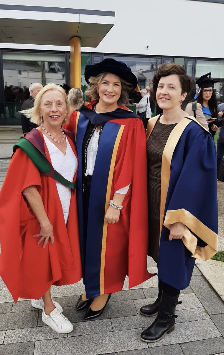 Floppy hat day yesterday in MTU with my two heroes Professor Margaret Linehan &amp; <a href="/sophietralee/">Dr Sophie Price</a> #MTU #Classof2022 #tourism #kerry Great day!