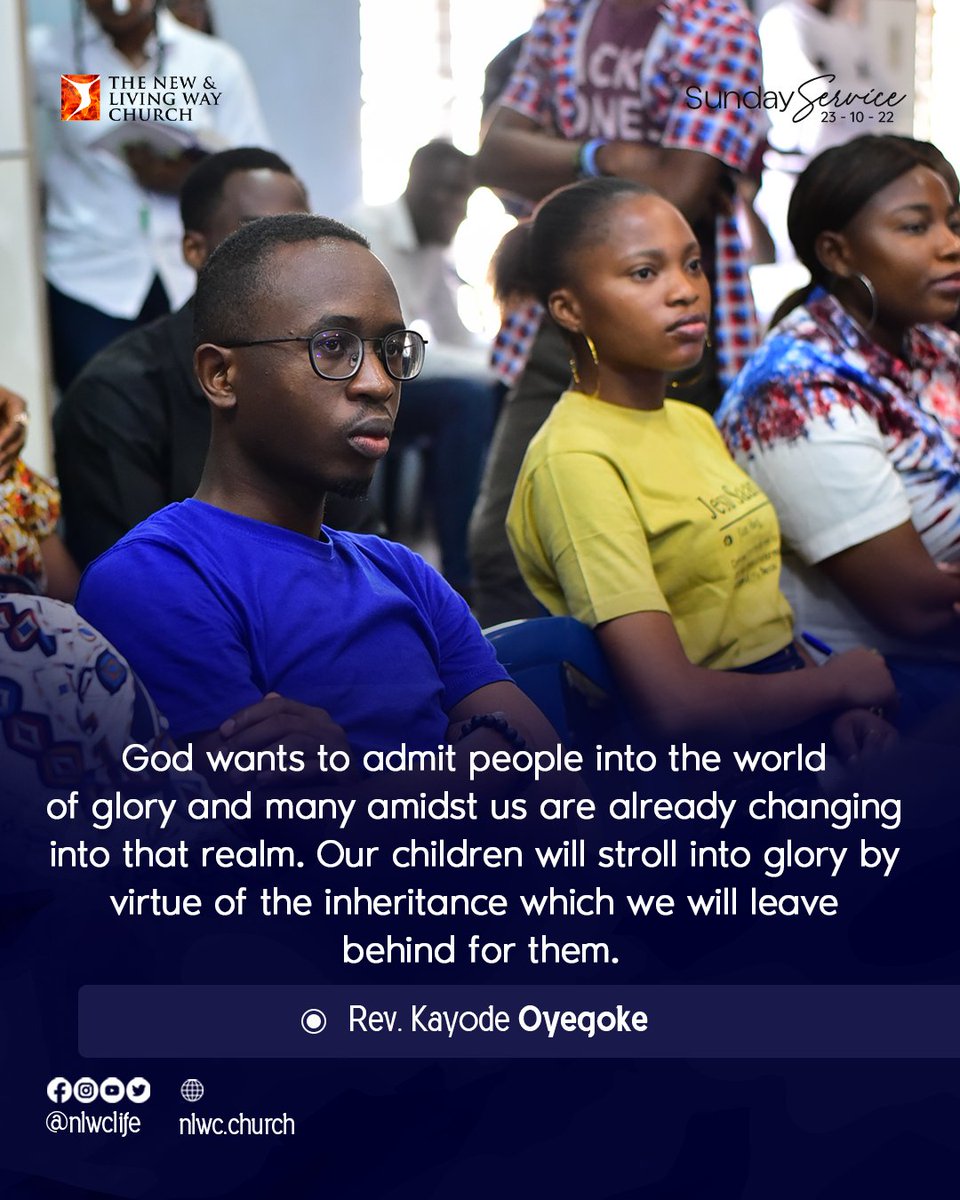 nlwclife's tweet photo. The Word of God gives life. We were immensely blessed by the Lord as He spoke His words of life to our hearts.

Here are excerpts from the message by God's Servant, Rev. Kayode Oyegoke.

Stay blessed and enjoy the Spirit

#RevKayodeOyegoke
@EGFMfountain
#SundayService
#NLWC https://t.co/ZQeb8XILjt