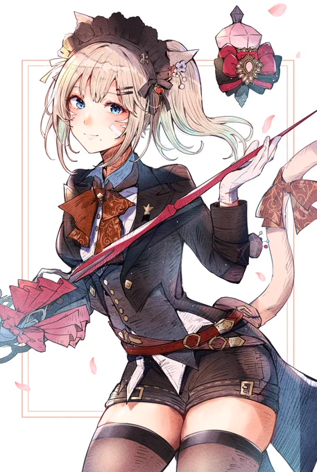赤魔ちゃん#ミコッテ #FF14art #FF14イラスト #FF14 