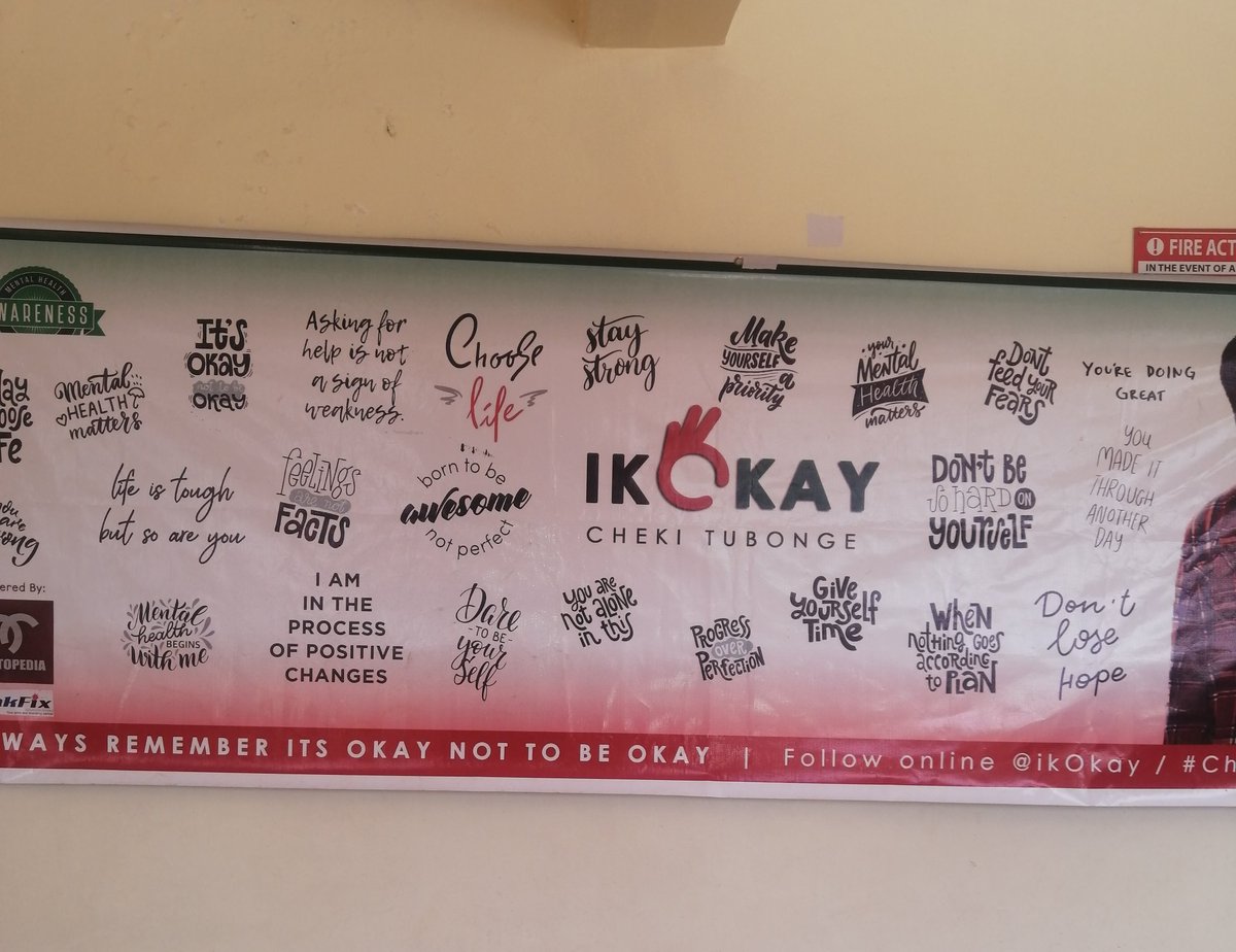 IamDoreenMwenda's tweet photo. People facing mental health issues are more likely to abuse drugs and substances. IkOkay in partnership with @NACADAKenya have created am opportunity for creatives, youths and stakeholders to deliberate on the same. 
#IkOkay👌👌
#Chekitubonge https://t.co/wbgzPiypOC