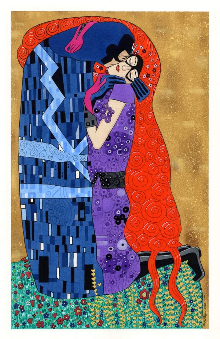 UniversComics's tweet photo. The kiss. #BlackBolt et #Medusa par #ChrisRing
(After #GustavKlimt, bien entendu)
#inhumans #Marvel
#MarvelStudios
#Inhumans #marvelcomics #marvelcomics #comics #bd https://t.co/og3myeftiG
