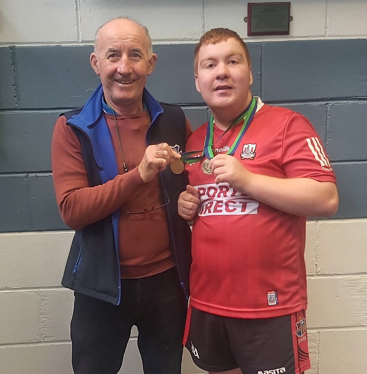 Huge congratulations to former student Jamie Cooney who recently won two Special Olympics medals for swimming! 🏊🥇🏅 A multi talented sportsman! Everyone at St Mary's so happy to see you yesterday Jamie &amp; wishes you continued success! <a href="/SOIreland/">Special Olympics Ireland</a> <a href="/Ballinabrackey1/">Ballinabrackey GAA</a> <a href="/offalylocalnews/">Offaly Local News</a>