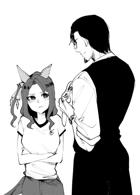 #ウマ娘 
トレーナーの目はフィクションです 