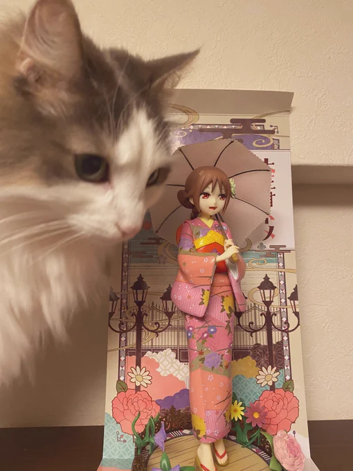 予約してたユヅのフィギュアが届きました!大きい!可愛い足元のお花もとても素敵 