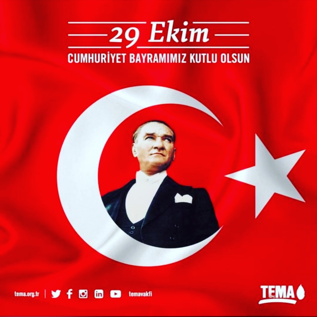 29 Ekim Cumhuriyet bayramınız kutlu olsun.