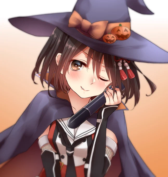 ハロウィン × センダイ=サン ('ω')#艦これ #川内 #川内進水日 