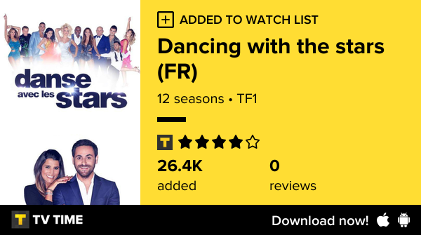 JBGM87's tweet photo. I've just started following Dancing with the stars (FR) https://t.co/PhdWZSdtv2 #tvtime https://t.co/wzzKnxs65V