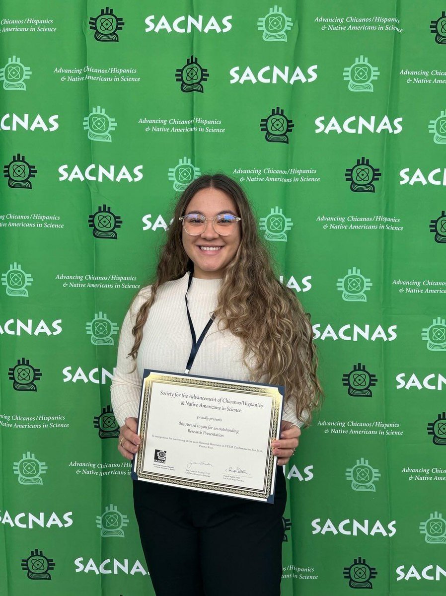 #SACNAS  #SACNAS22 Congratulations to our amazing PostBac Kimberly Heath who earned an Outstanding Award for Best Research Presentation. Way to go Kim! 

<a href="/jacksonlab/">The Jackson Laboratory</a>
 
<a href="/JAX_Education/">JAX Genomic Education</a>