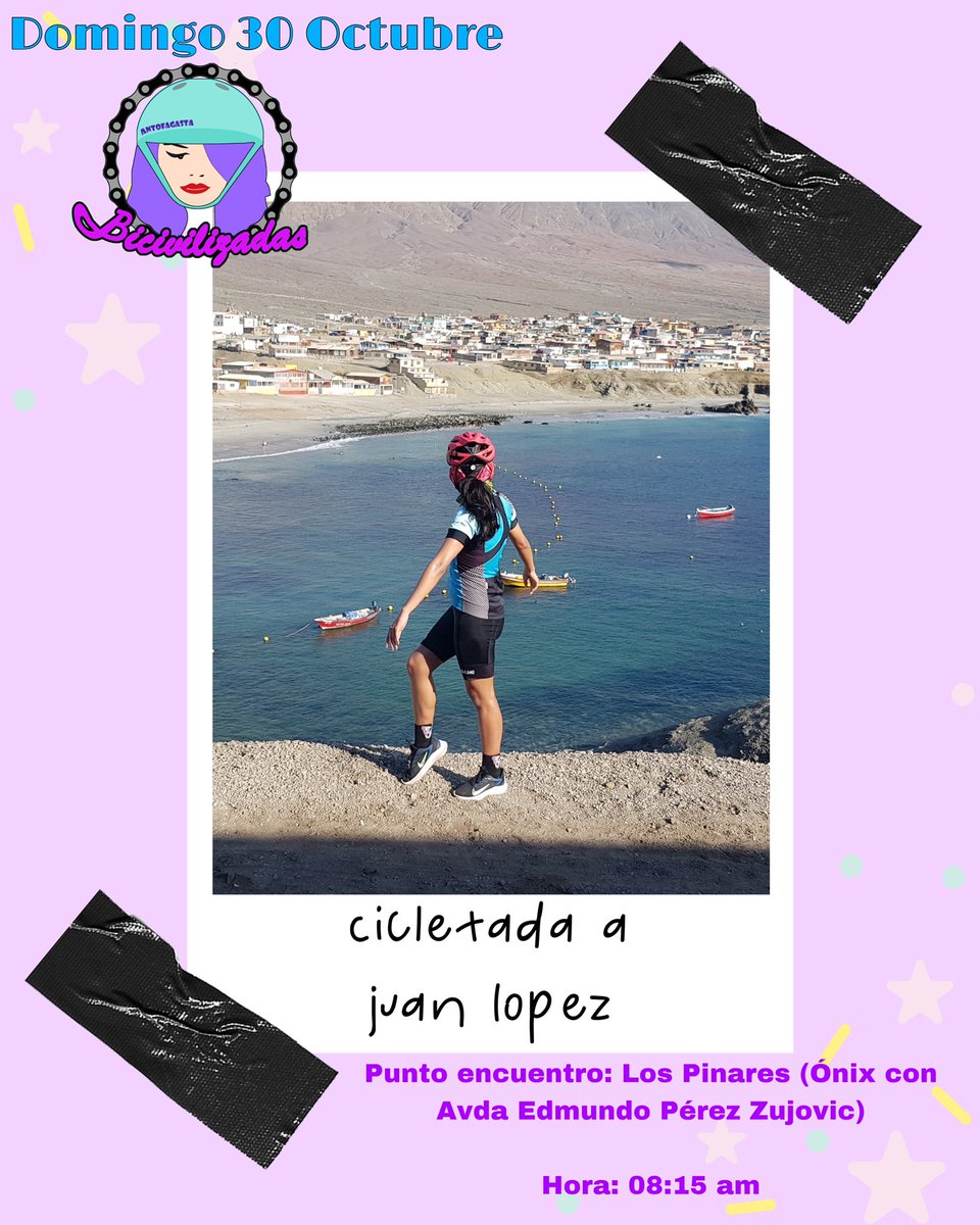 Mañana nos vamos a Juan Lopez en bicicleta, salida de dificulte media a altas, aprox 60 Km  #antofagasta #bicivilizadas