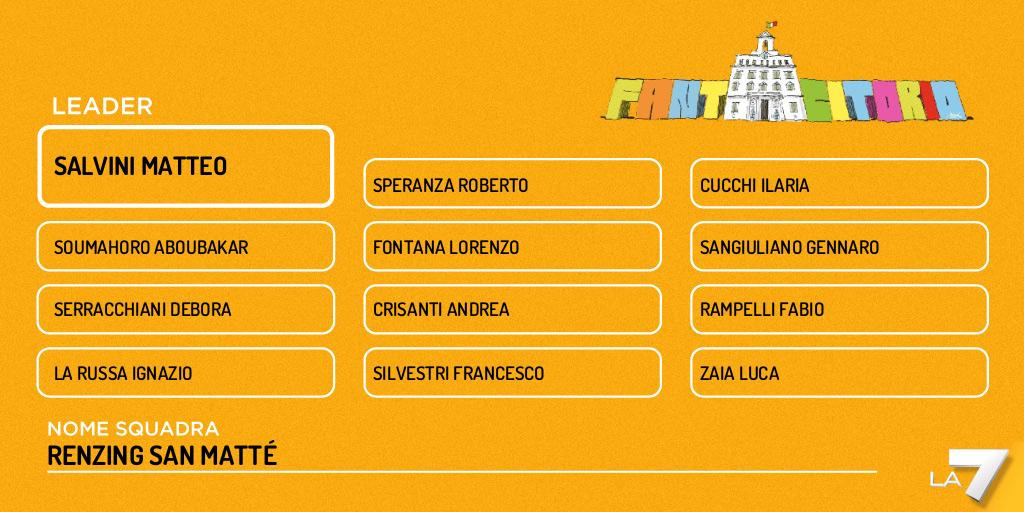 CasteMarcoJR's tweet photo. #fantacitorio https://t.co/C3guIe4HYd