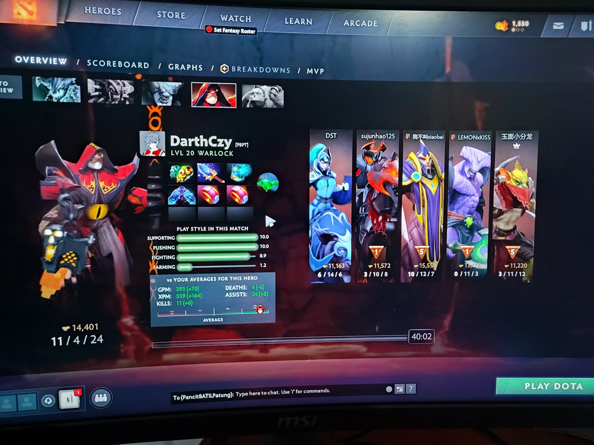 darthczy's tweet photo. Not bad for a first game in 4 years https://t.co/AIjJRrjKEK
