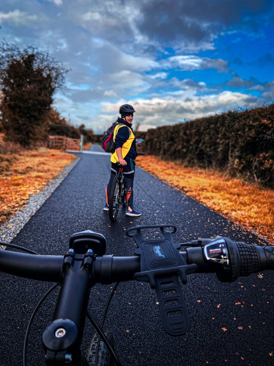 Exploring the Greenway with <a href="/Caitriona_Mac/">Caitriona Mc Mahon Cooley</a> 

Our toxic trait is buying a bike on Friday and cycling 20K on Saturday 😫😅🚴‍♀️