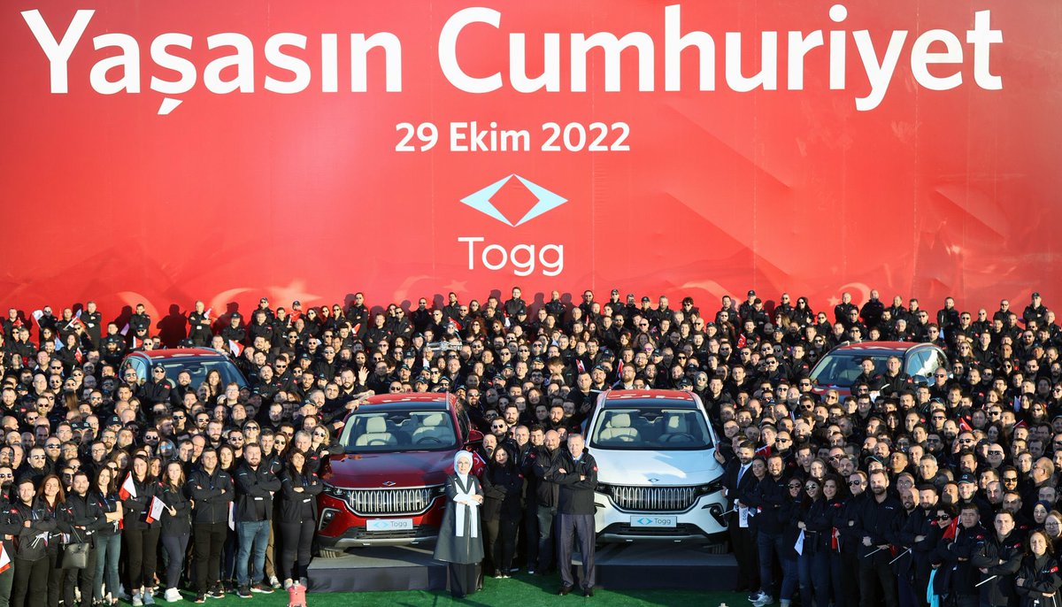 Bu fotoğrafta Türkiye’nin yüz yıllık hayali var.. #TOGG2022