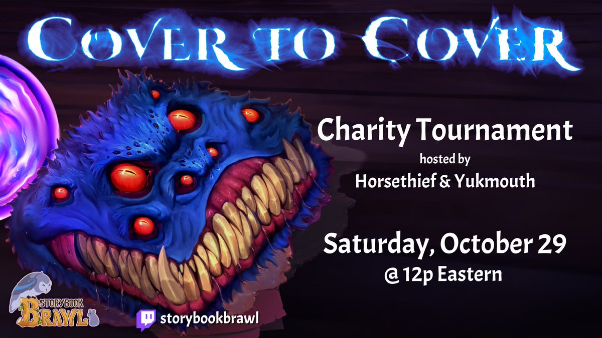 Join <a href="/Horsethief_3/">Horsethief</a> and myself for some fun today! In 20 minutes we'll be live with our community charity tournament.  twitch.tv/storybookbrawl