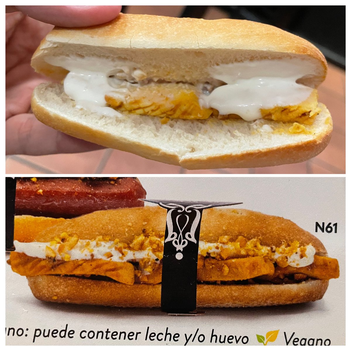 SergioSierraP's tweet photo. Echad un ojo a esto, porque da vergüenza ajena @100montaditos https://t.co/zzos2TY8ct